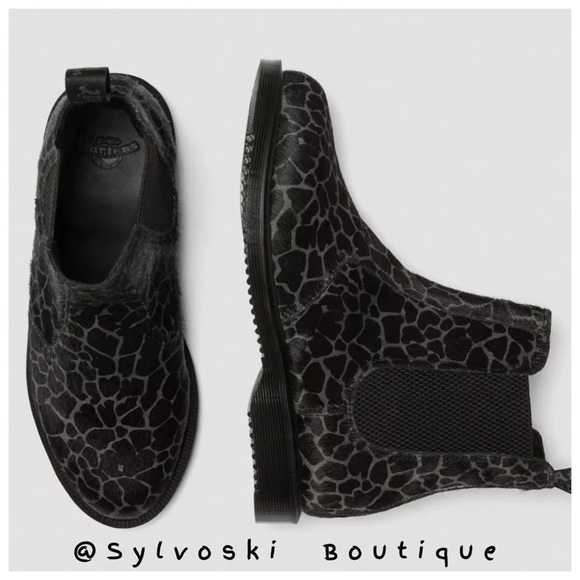 Dr. Martens Shoes - 🖤 DR MARTENS FLORA WOMEN'S ANIMAL PRINT CHELSEA BOOTS NWT 🖤